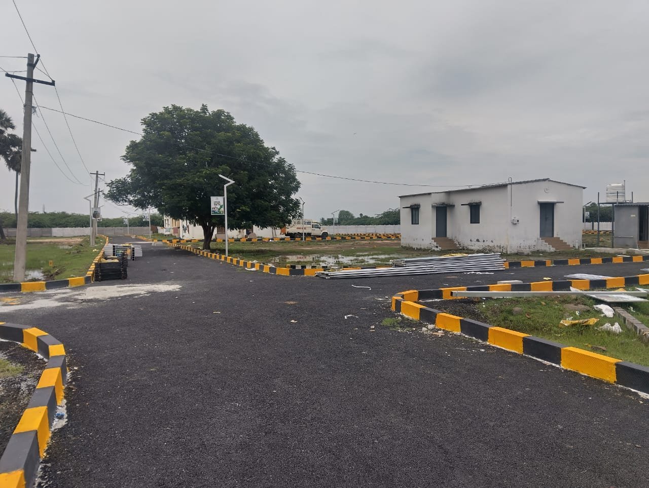 Happy Pavilion developed site road