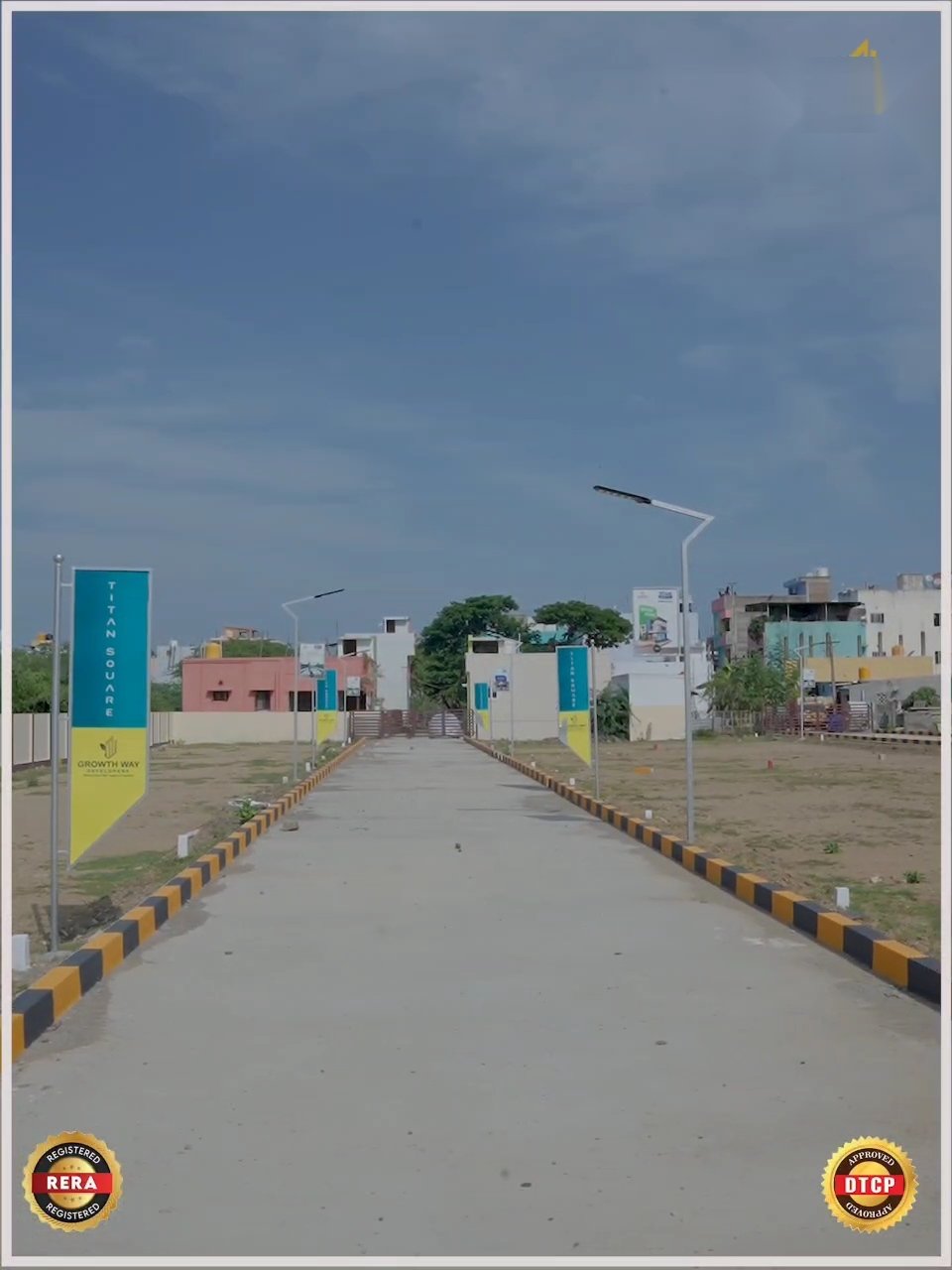 Titan Square entrance road